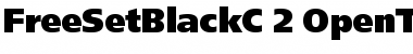 FreeSetBlackC Font