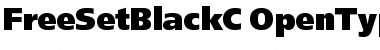 FreeSetBlackC Font