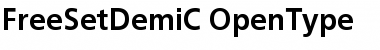 FreeSetDemiC Font