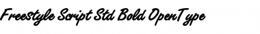 Freestyle Script Std Bold Font