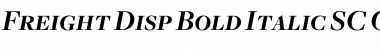 Freight Disp Bold Italic SC Font