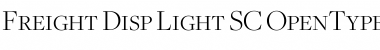 Freight Disp Light SC Font