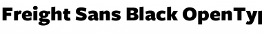 Freight Sans Black Font