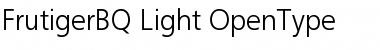 Frutiger BQ Regular Font