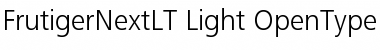 FrutigerNextLT Light