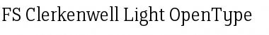 FS Clerkenwell Light Font