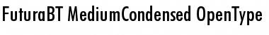 Futura Medium Condensed Font