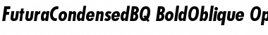 Futura Condensed BQ Font