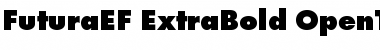 FuturaEF ExtraBold Font