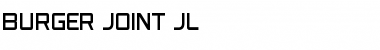 Burger Joint JL Regular Font