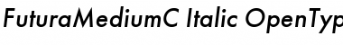 FuturaMediumC Italic