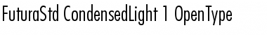 Futura Std Light Condensed Font