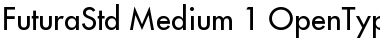 Futura Std Medium Font
