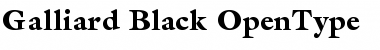 ITC Galliard Black Font