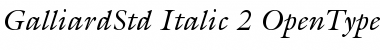 Download ITC Galliard Std Font