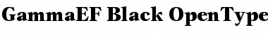 GammaEF Black Font