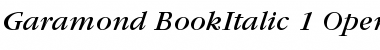 ITC Garamond Book Italic