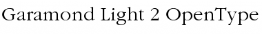 ITC Garamond Light Font