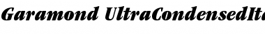 ITC Garamond Ultra Condensed Italic Font