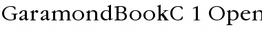 GaramondBookC Font
