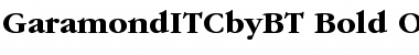 ITC Garamond Bold Font