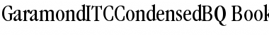 Garamond ITC Condensed BQ Font
