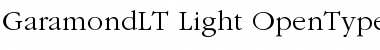 ITC Garamond LT Light Font