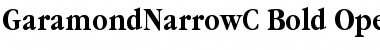 GaramondNarrowC Regular Font