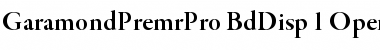 Garamond Premier Pro Font