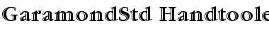 ITC Garamond Handtooled Std Bold Font