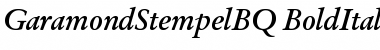 Garamond Stempel BQ Font