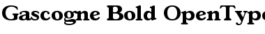 Gascogne-Bold Regular Font
