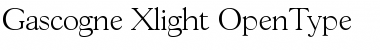 Gascogne-Xlight Font