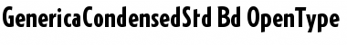 Download Generica Condensed Std Font