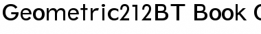 Geometric 212 Font