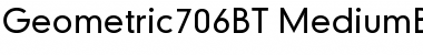 Geometric 706 Medium Font