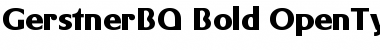 Gerstner BQ Regular Font