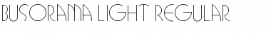 Busorama Light Font