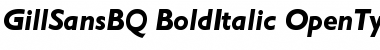 Gill Sans BQ Regular Font