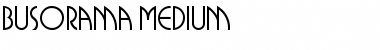Busorama-Medium Font