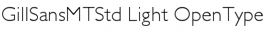 Gill Sans MT Std Light Font
