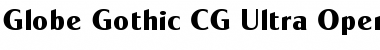 Globe Gothic CG Ultra Regular Font