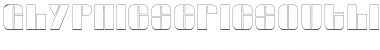 Glyphic SeriesOutline Font