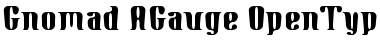 Gnomad-AGauge Font