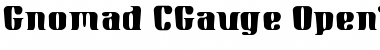 Gnomad-CGauge Font
