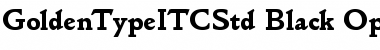 Golden Type ITC Std Font