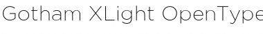 Gotham XLight Font