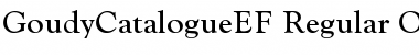 GoudyCatalogueEF Regular Font