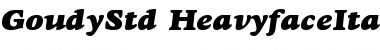 Goudy Heavyface Std Font