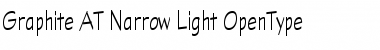 Graphite AT Narrow Light Font
